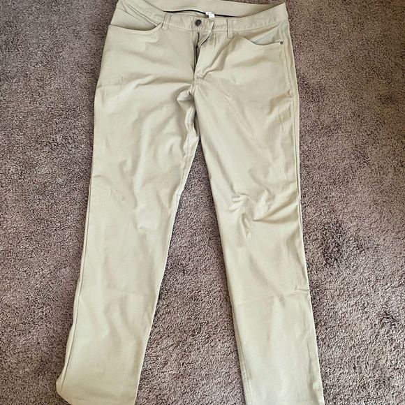 Lululemon ABC tan beige pants - Picture 1 of 4